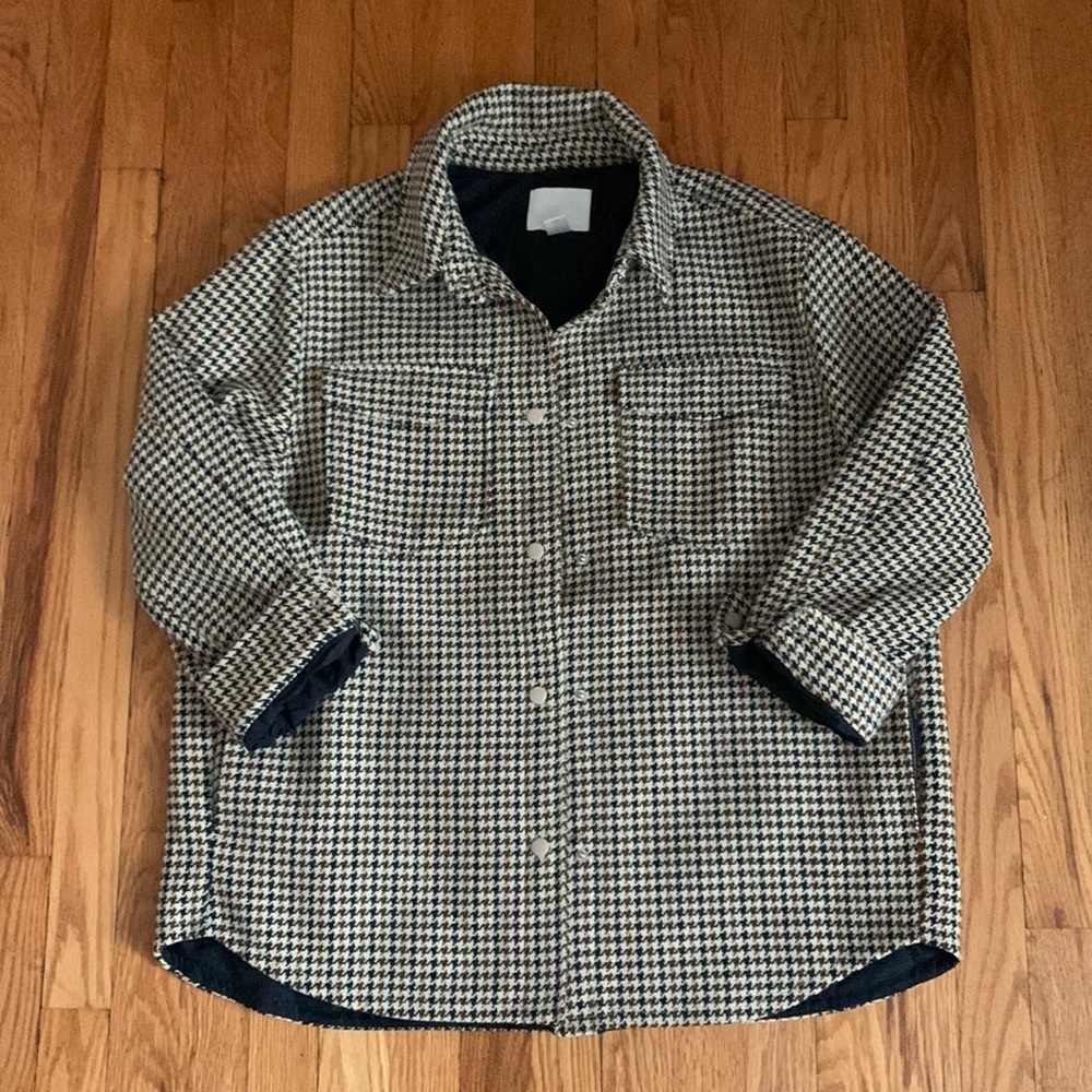 H&M Houndstooth Shacket